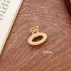 Gold Hair Claw Metal Barrette Fashion Hairpin  Women
