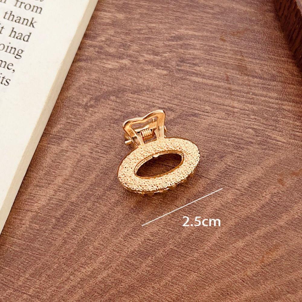 Gold Hair Claw Metal Barrette Fashion Hairpin  Women