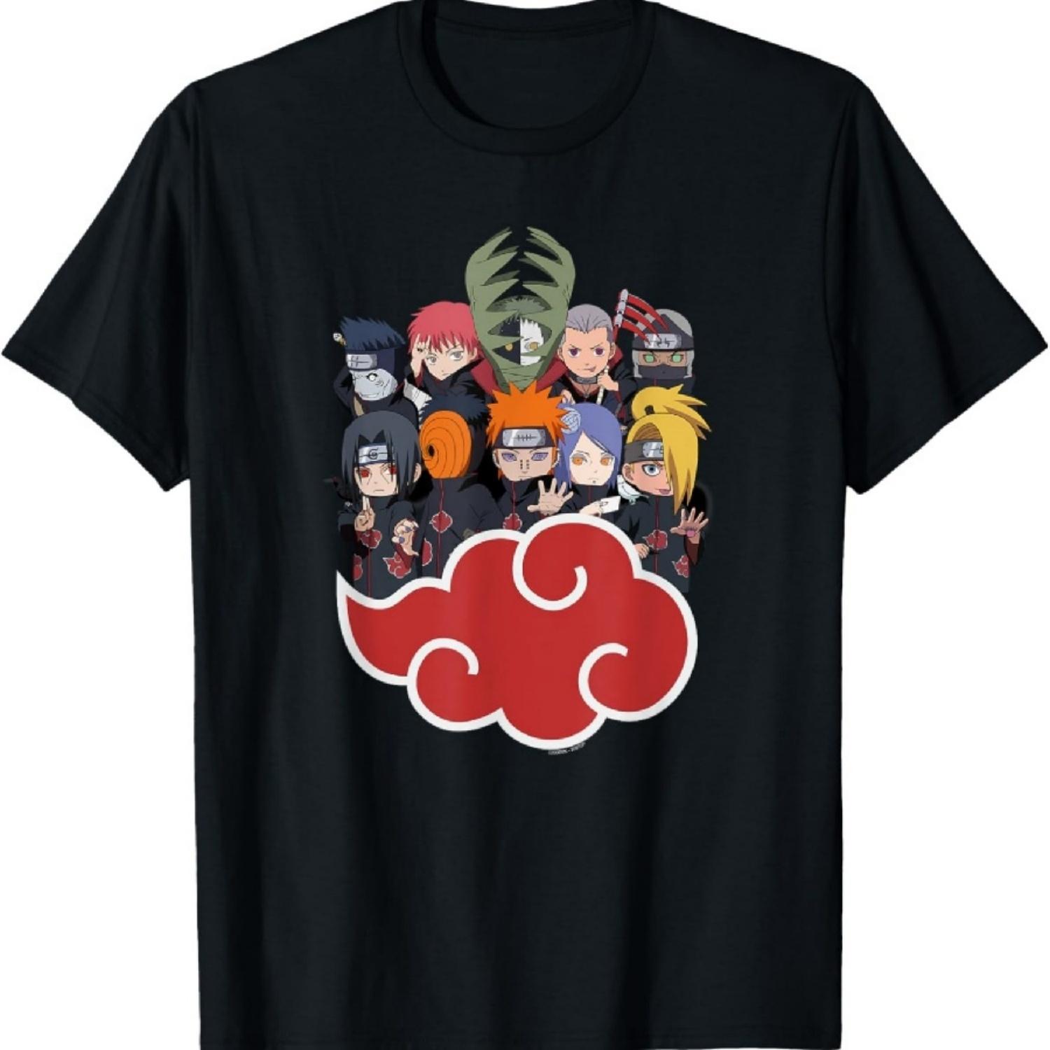 Ripple Junction x Naruto Shippuden Футболка с аниме-чиби клана Акацуки S