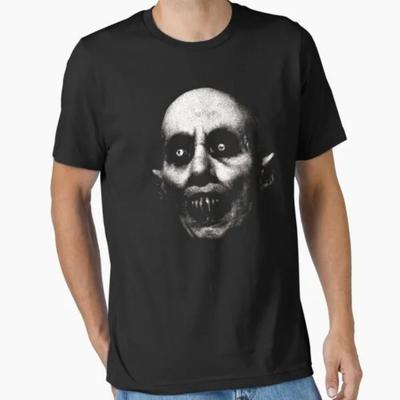 THe Vampire T Shirt Classic Goth Gothic Horror Lover Gift Halloween  Essential COTTON Round-neck  T-Shirt