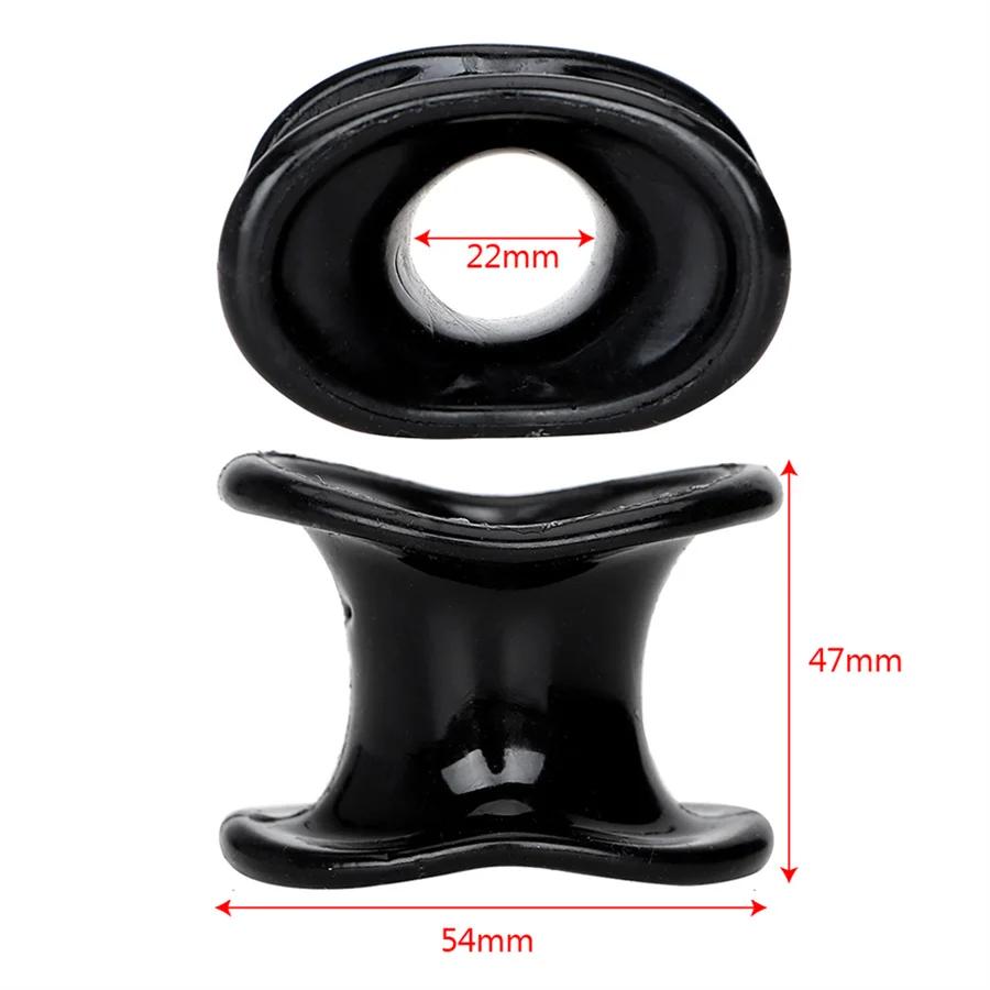 Penis Ring Ball Stretcher Scrotum Testicle Bondage Delay Ejaculation Cock Ring Lock Sperm Penis Sleeve Sex Toys For Men Adult