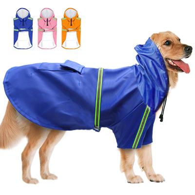 Nová nepromokavá pláštěnka pro velké psy kombinéza pláštěnka pro velké střední malé psy Pet plášť Labrador zlatý retrívr Husky bunda