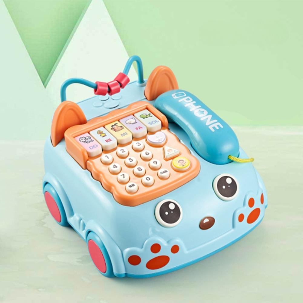 Early Education Learning Toy Multi-functional Light Music Playing Pretend Phone Call Toys Gifts For Boys Girls