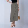 Women's Elegant And Fashionable Knitted -color Midi Skirt
