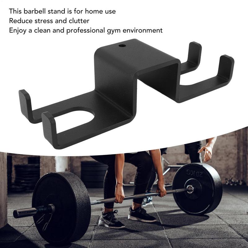 Barbell Holder Vertical Barbell Mount Rack Space-Saving Garage Accessories For Home Gym Strength Training Powerlifting Fitness