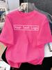 Customized Personalized Your Text Logo Female T Shirts Cotton Breathable Soft Workwear Casual Loose Home Clothes Trendy Y2K Tee