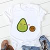 Avocado Funny Women T-Shirts Girl Harajuku Ullzang Graphic Cute Grunge Top Female T Shirt Summer Casual O-Neck Lady Tee Clothing