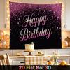 Party Backdrop Happy Birthday Birthday Wedding Pink Photo Booth Background Front Door Decor