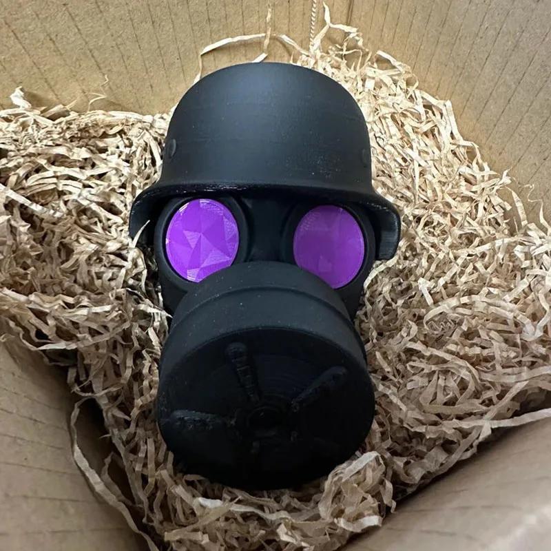 Trailer Hitch Cover Steel Helmet Gas Mask Trailer Hitch Ball Cover Prevent Receiver Tube From Rusting For CarTrailer Hitch Cover