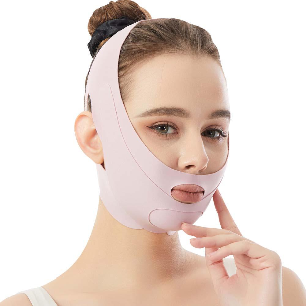International Pink V-Face Slimming and Lifting Sleep Mask for a Sculpted Look