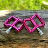 Bicycle Pedals CNC Colorful Aluminum Alloy Ball Bearing Mountain Bike Off-road Accessories