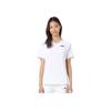 Li Ning Tennis Series Sports Casual Simple Pullover Short Sleeve T-Shirt Women Tops Standard-White AAYV138-1