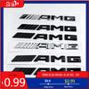 GLC GLB 3D ABS Schwarzes Logo AMG Emblem Buchstaben Kofferraumemblem Für Mercedes Benz W204 W205 W176 W177 W212 W213 AMG Aufkleber Zubehör
