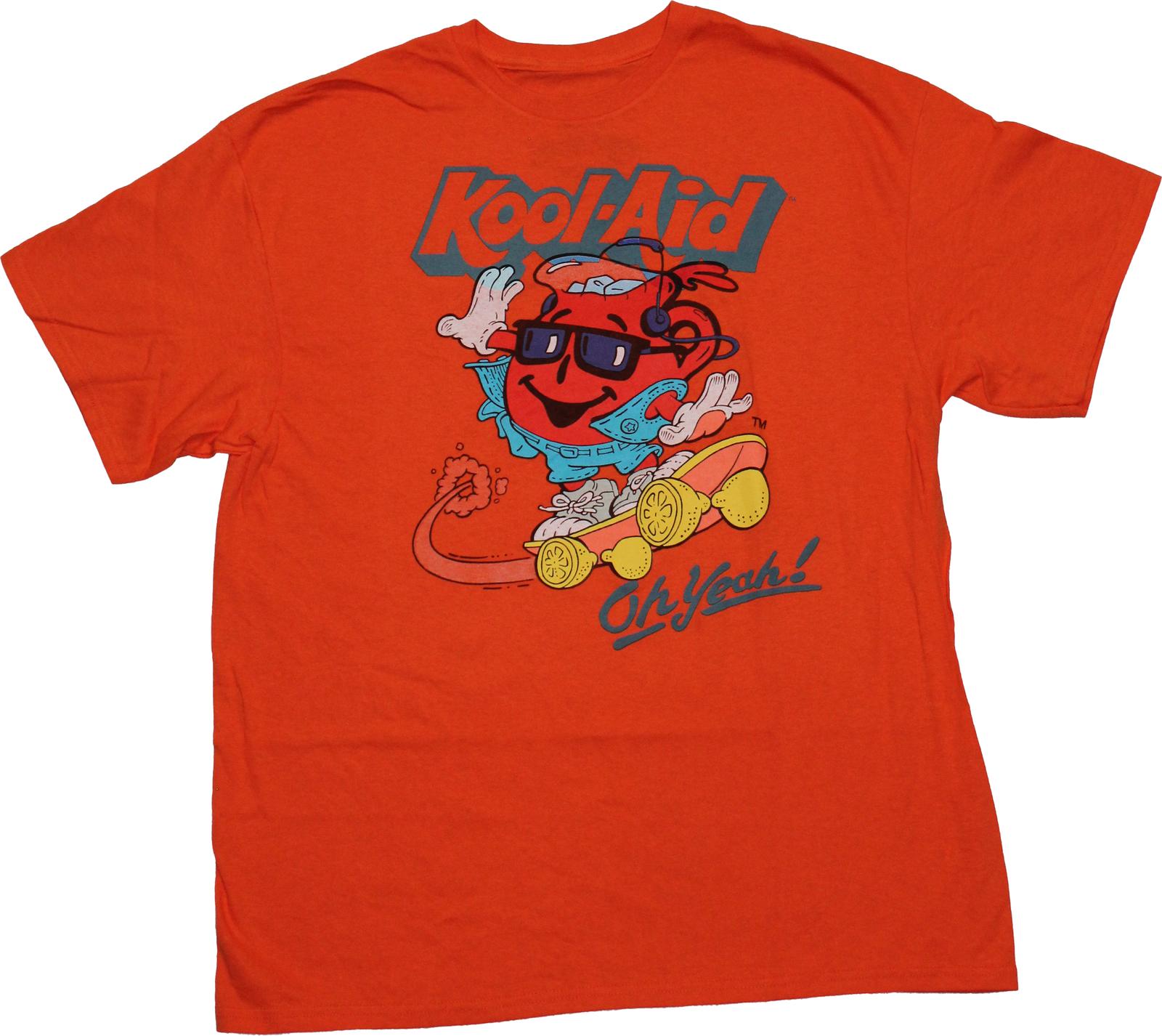 Kool-Aid New Adult T-Shirt - Man on Skateboard Oh Yeah! XXXXL