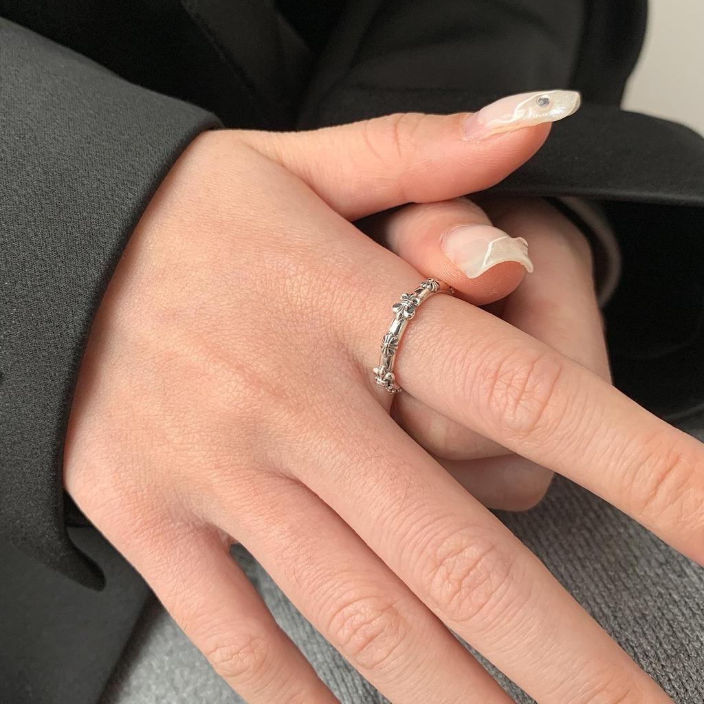 INS-Style Retro Minimalist Open Finger Ring for Women - High-End Fashion Hip Hop Index Finger Jewelry