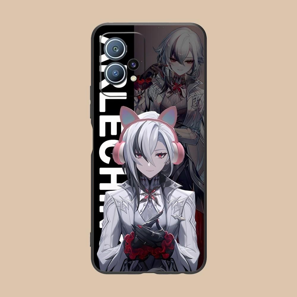 

Genshin Impact Arlechino Cell Phone Case for Huawei P60 P50 P40 P30 P20 P10 P9 P8 Pro Lite Plus Black Soft Phone Cover Funda Huawei P60