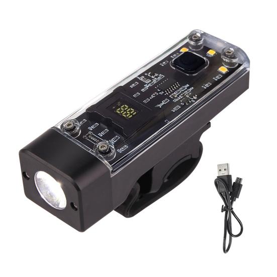 Bicycle Headlight 1500/3000mAh Rechargeable Power Bank Lightweight Waterproof Universal MTB Road Mountain Bike Night Riding LED Front Lamp