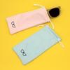 Microfiber Glasses Cloth Storage Bag Dustproof Myopia Glasses Case Eyewear Protector  Men Women