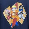 [USED] Rare Naruto T-shirt, Navy, Oversized, Anime