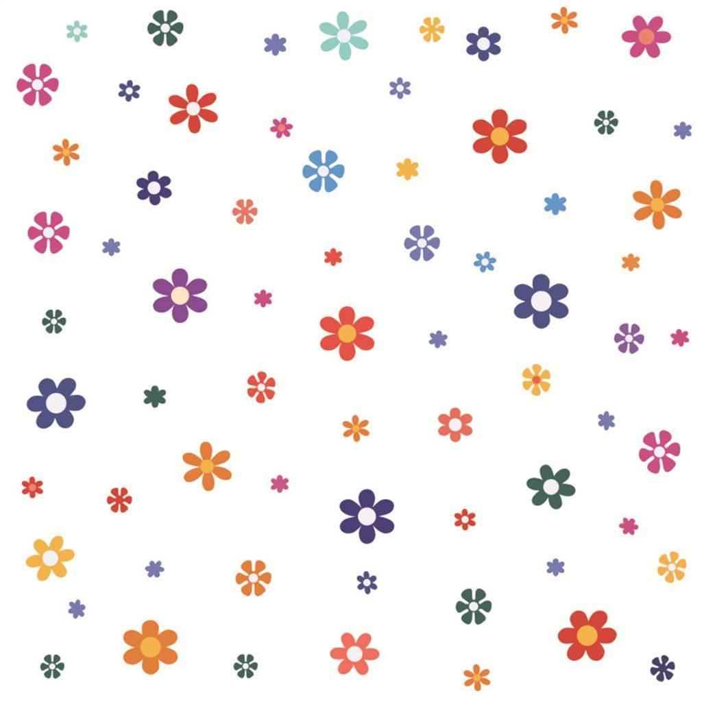 Flower Stickers for Cars,Flower Car Stickers -Ins Style Daisy Car Stickers Pink Girls Bedroom