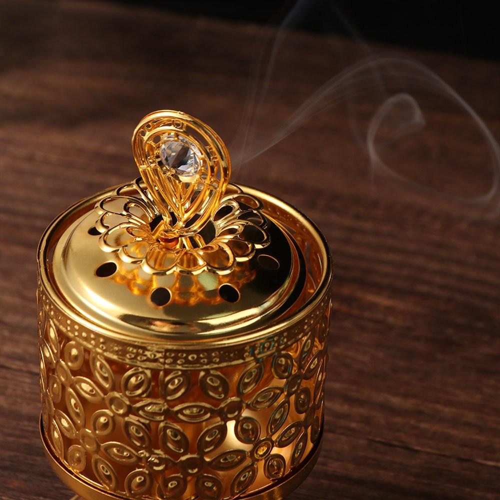 Decorative Middle Eastern Arabic Incense Stove Traditional Metal Incense Stove  Hotel
