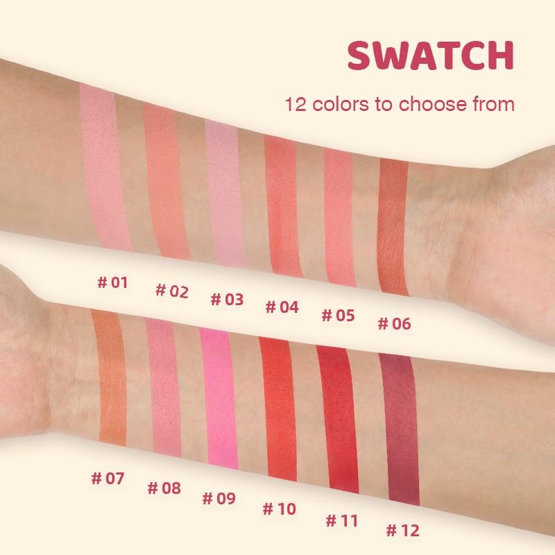 LACHAVA Monochrome Blush Stick Shimmer, Matte, and Natural Finish for All Skin Types