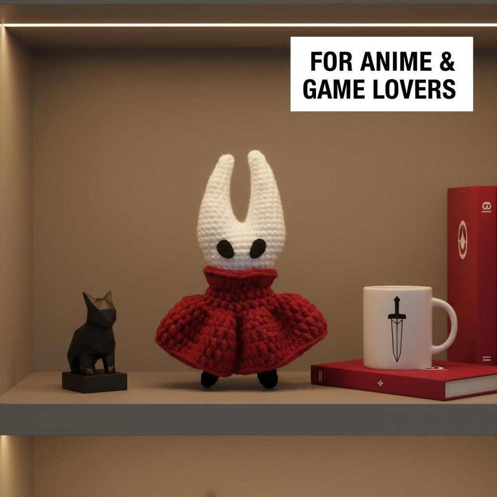 3D Handmade Hollow Knight 2 Hornet Keychain Hanging Decor for Game Lovers Gift Handmade Decorative Toy Christmas Gifts