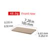 Sun Visor Makeup Mirror Cover for Honda CR-V RE1 (2007-2011) - Replaces OE# 88217-TR0-A01ZE-1 |Auto Interior Cosmetic Mirror Cap