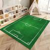 Green Soccer Field Indoor Rug Soft Nonslip Carpet For Living Room Play Area Hallway Home Party Decor Valentine'S Day Gift