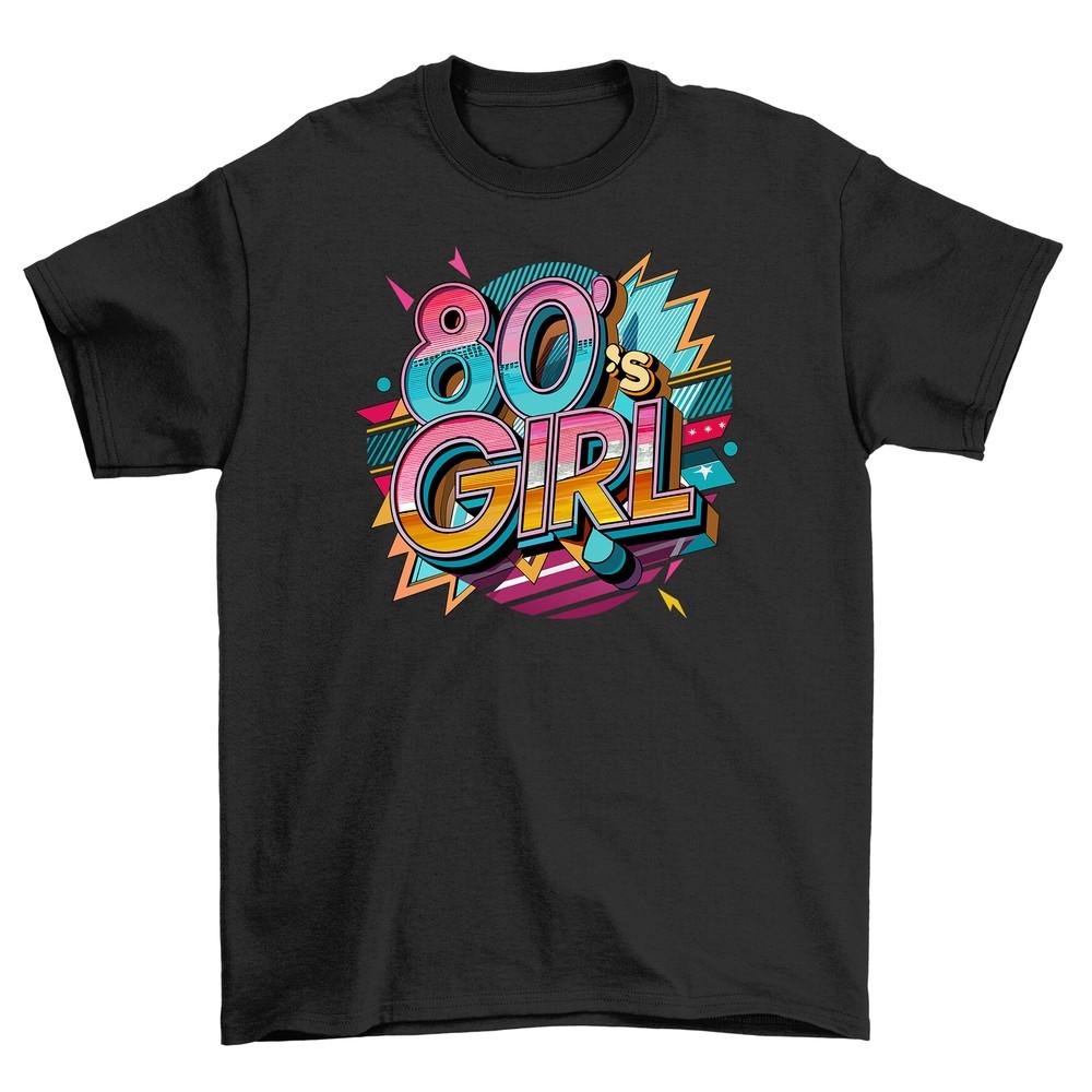 Retro_82 Vintage 80's Girl T-shirt - Funny, Rad, and Totally Tubular! Unisex Pri