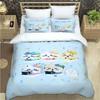 Cartoon Chiikawa Pattern Quilt Cover With Pillowcases 3D Digital Printed Bedding Set Twin Full Queen King Christmas Gift