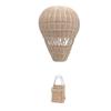 Woven Hot Air Balloon Handcrafted Exquisite Details Rattan Weaving Decoration for Kids Room Party Photo Prop
