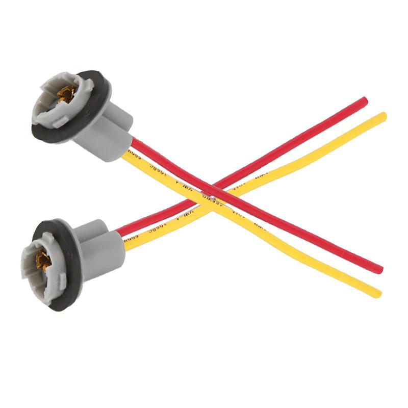 2Pcs T10 T13 T15 194 921 Bulb Socket Base Holder Dome Side Marker Turn Signal Light Lamp Harness Wiring Plug Connector Adapter