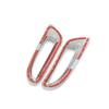 For Mazda 6 Atenza 2018-2021 Chrome Tail Rear Fog Light Lamp Covers Trim Bezel