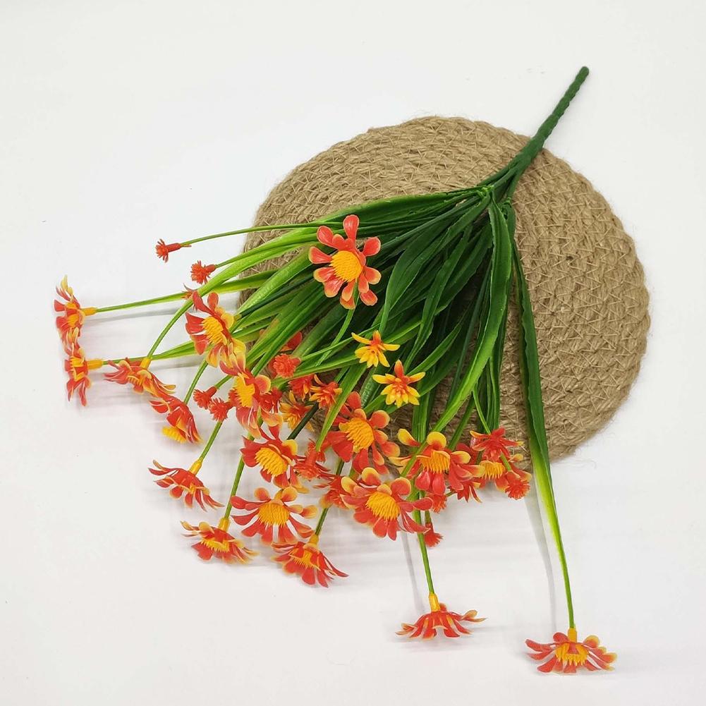 4 Bundles Fake Daisy Garden Artificial Flower Home Decoration Autumn Faux