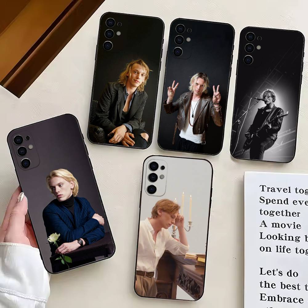 J-Jamie C-Campbell B-Bower-JCB Phone Case Black Silicone Soft For Samsung S25,S24,S21,S22,S23,S30,Ultra,S20,Plus,Fe,Lite