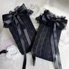 Japanese-Style JK Lace Bowknot Calf Socks | Lolita Soft Girl Ruffle Thin Socks