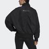 Adidas Stella McCartney Logo Print Solid Bomber Jacket Women Jackets Black HG6887