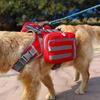 Dog Backpack Harness,outdoor Walking Strorage Bag for Puppy  Daily Trips