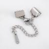 2pcs 5pcs Stainless Steel Ribbon Leather Ends Lobster Claw Clasps Extension Chain Connector Fastener Clasps Bracelet DIY Making