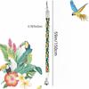 Spiral Cotton Rope Parrot Perch Flexible Bird Standing Toy Colorful Swing Chew Toy with Bell Cage Accessory