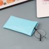 Candy Color Pu Leather Sunglasses Bag For Women Men Glasses Case Wallet Storege Cases Portable Waterproof Glasses Storege Bags