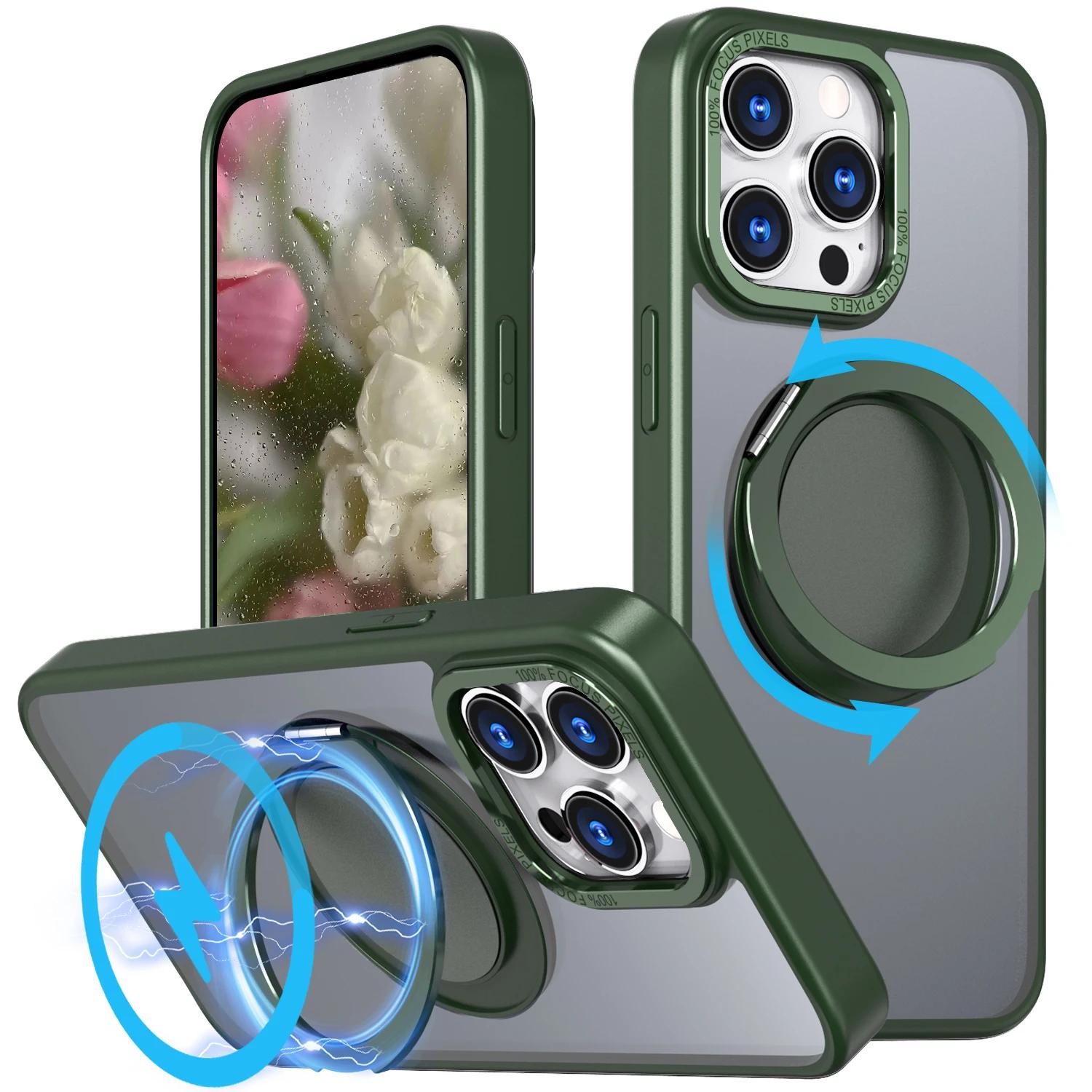 

Чехол Fast Magsafe для iPhone 15 14 13 12 11 Pro Max XR 15 14 Plus, автомобильный магнитный держатель, силиконовый защитный жесткий чехол для телефона iPhone 15 темно-зеленого