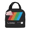 ZX Spectrum Keyboard Retro Art Insulated Lunch Bag for Women Children Portable Food Boxes Thermal Lunch Box Tote