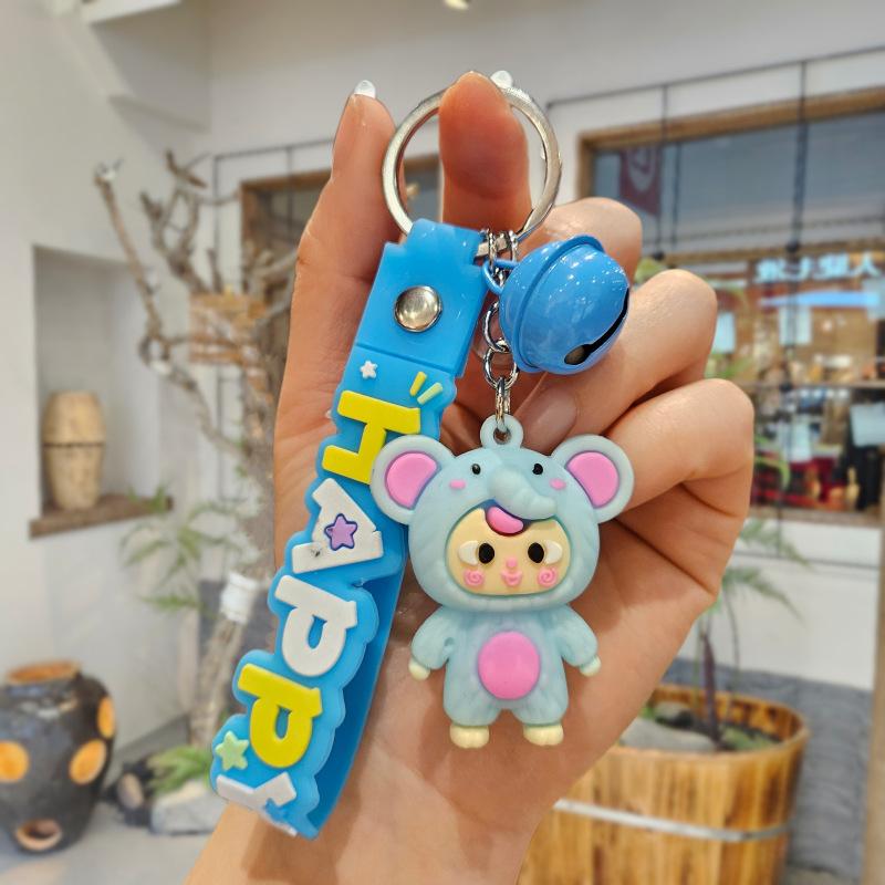 Neuer Cartoon Baby Dreijähriger Schlüsselanhänger Puppenanhänger Internet-Berühmtheit Niedliche Tasche Kleines Geschenk Autoschlüsselanhänger