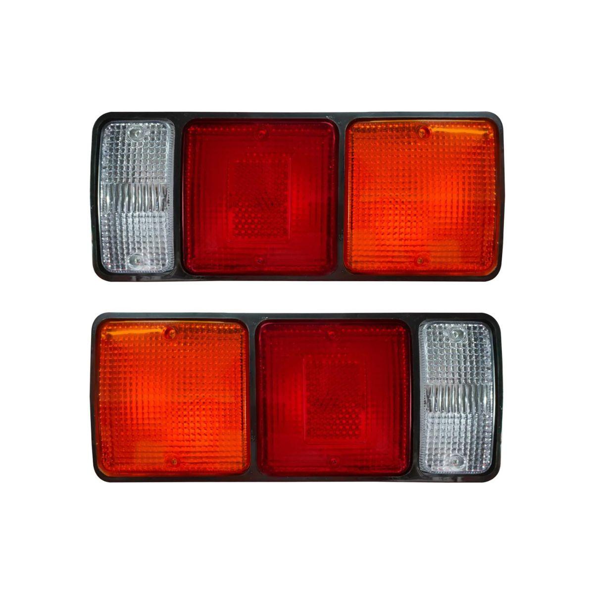 

Tail Lights Assembly With 12v Bulbs Replacement for Mitsubishi Canter FB511 1994-1997 Fuso 355 1994 FE111 FE114 FE444 FB511