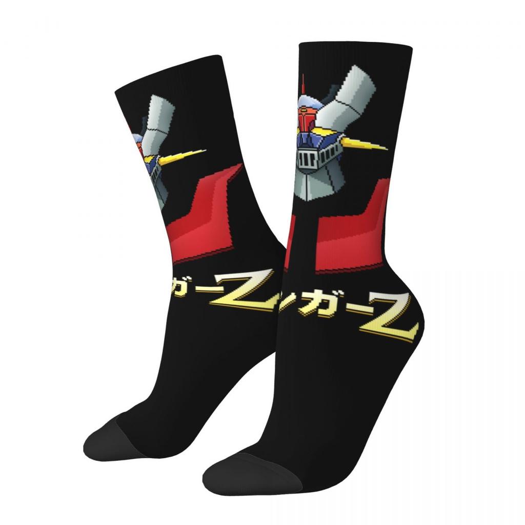 Calcetines nuevos para hombre Casual Actarus Mazinger Z Manga Calcetín Robot Goldorak Grendizer Medias de mujer Primavera Verano Otoño Invierno