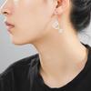 Red Wine Bottle Wine Glass Earrings Asymmetrical Creative Unusual Drop Earring For Women Stainless Steel Jewelry Gift