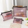 1Pcs Hot Mini Transparent Heart Makeup Bag Women Portable Lipsticks Cosmetic Storage Pouch Ins Clear  Small Make Up Bag