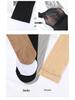 8D Shiny Reflective Performance Cream Stockings - Men's Nine-Point Beautiful Leg Socks